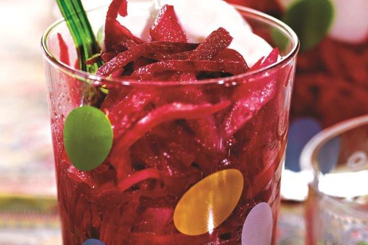 Ensalada de remolacha cocida y zanahoria