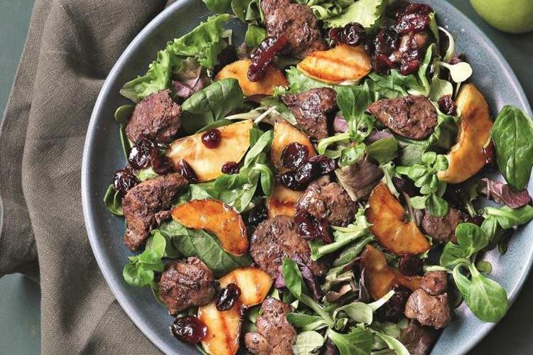 Apple and Liver Salad
