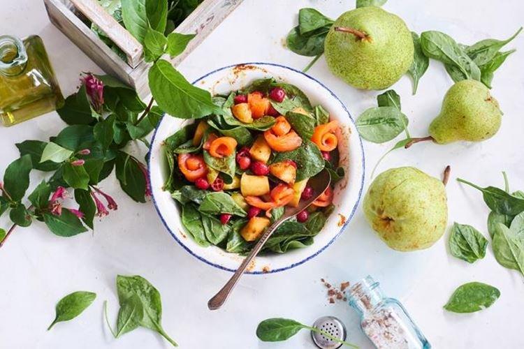 Red Fish and Apple Salad