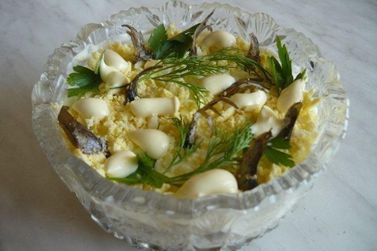 Sprat and Cheese Salad