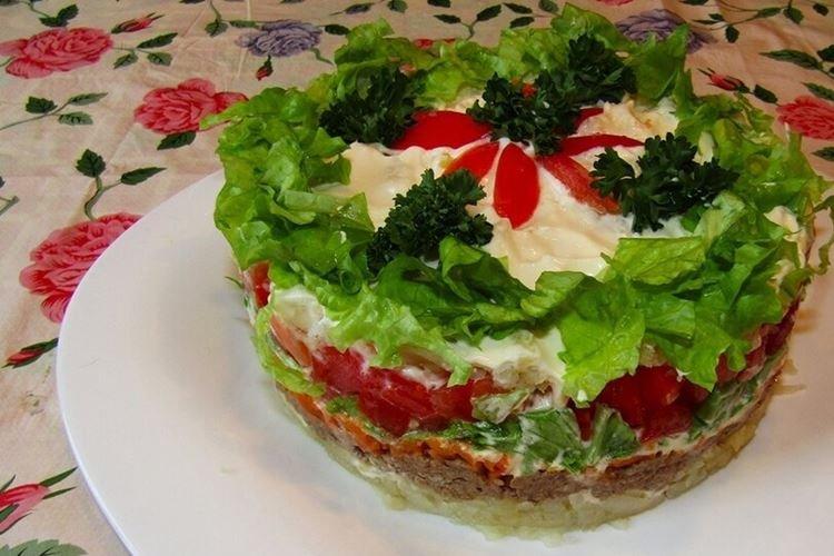 Canned Fish and Tomato Salad