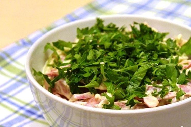 Hungarian Sausage and Pepper Salad
