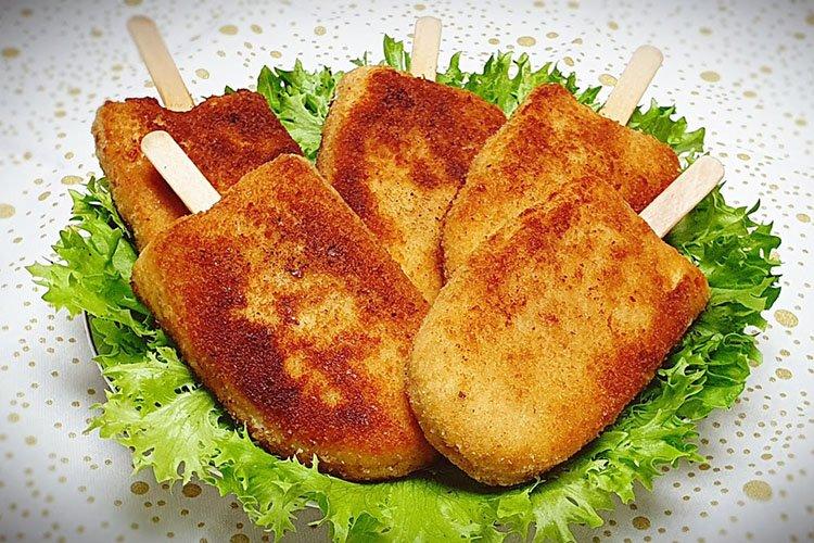 Chicken Cutlets on a Stick