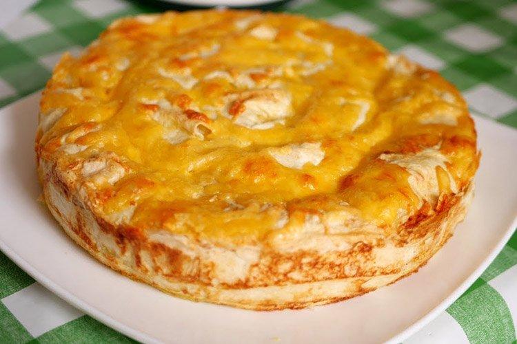 Pastel sustancioso de cerdo