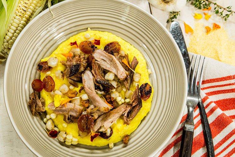 Corn Porridge with Meat