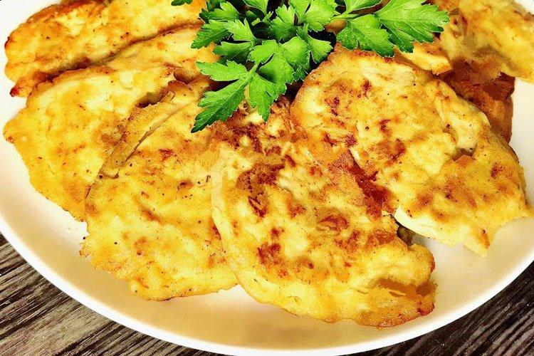 Hähnchenfilet-Schnitzel nach polnischer Art