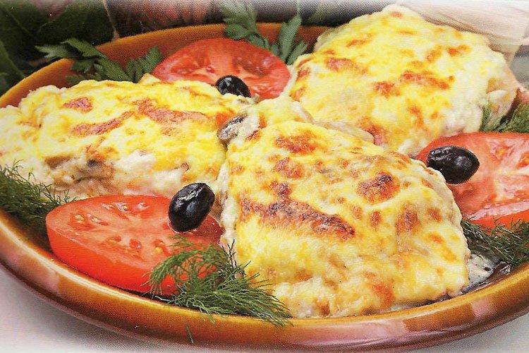 Hähnchenfilet-Schnitzel mit Knoblauch