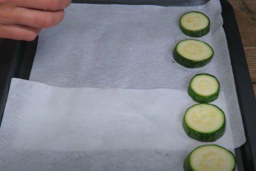 Calabacines crujientes al horno