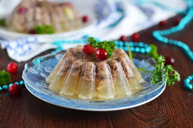 Rindfleisch-Sülze mit Agar-Agar