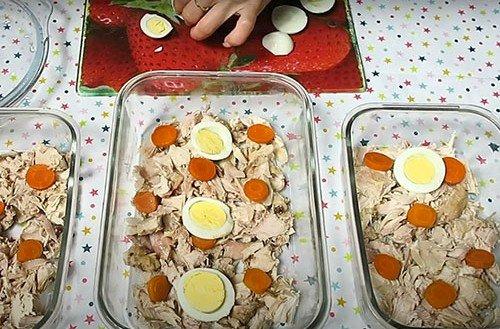 Aspic de alitas de pavo
