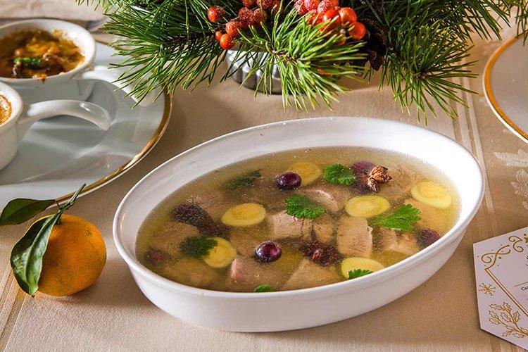 Aspic de pavo «Dietético»