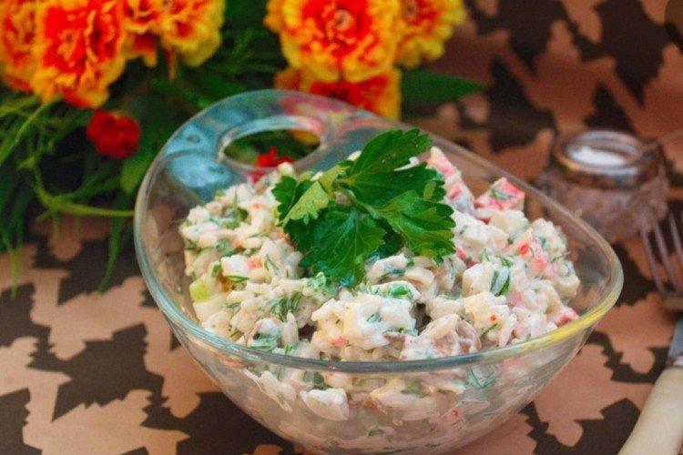 Ensalada de champiñones «Real»
