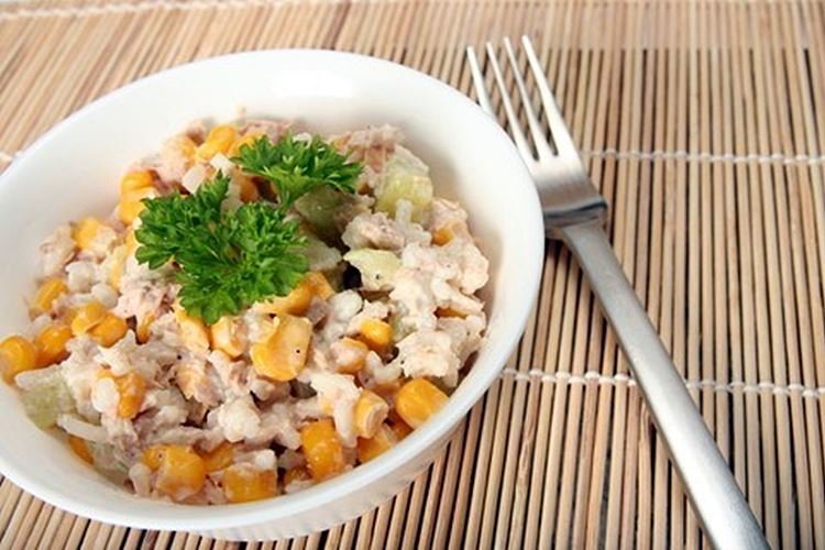 Tuna Salad with Pickled Cucumbers