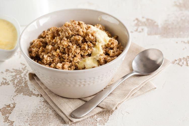 Buckwheat Porridge with Cream Sauce