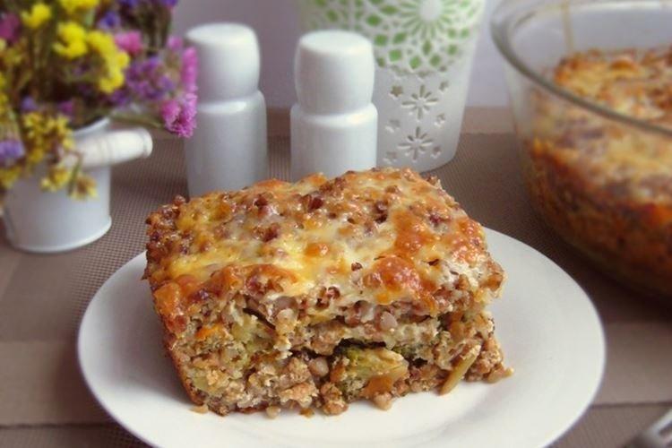 Casserole with Ground Meat and Vegetables