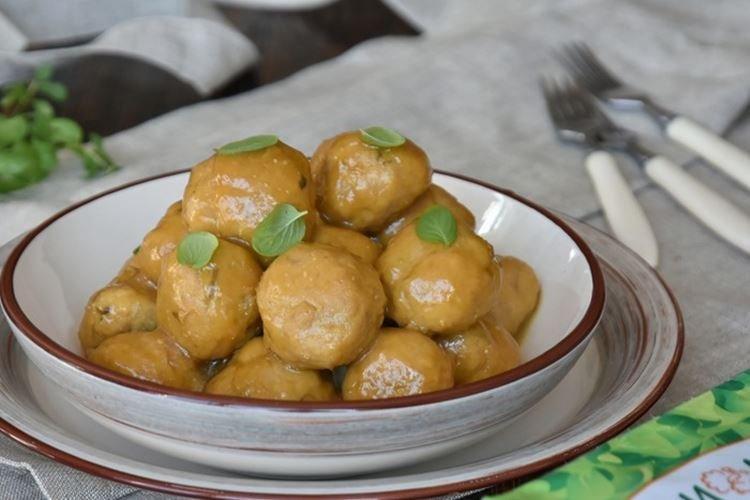 Turkey Meatballs in Orange Glaze