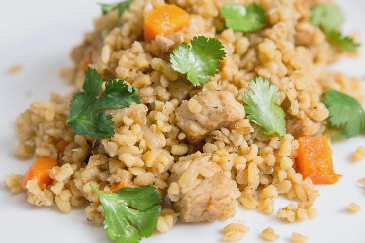 Bulgur with Turkey and Carrots