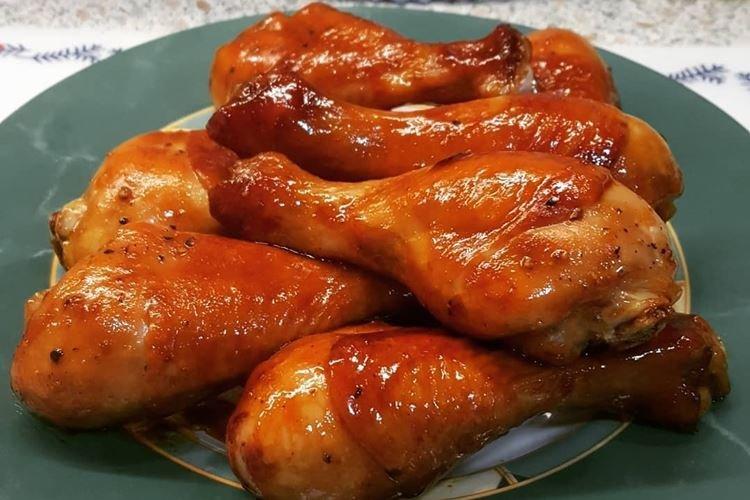 Chicken Drumsticks in Honey-Lemon Sauce