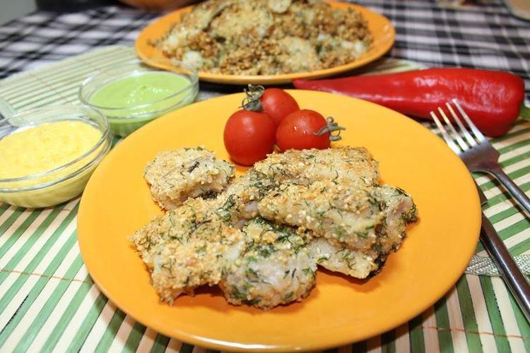 Pikeperch in Nut Breading
