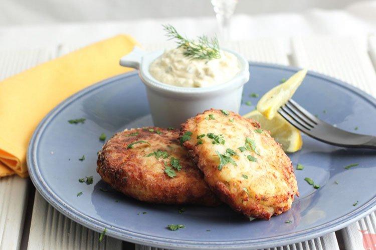 Pollock and Calamari Fish Cakes