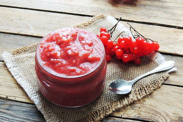 Salsa agridulce de viburnum