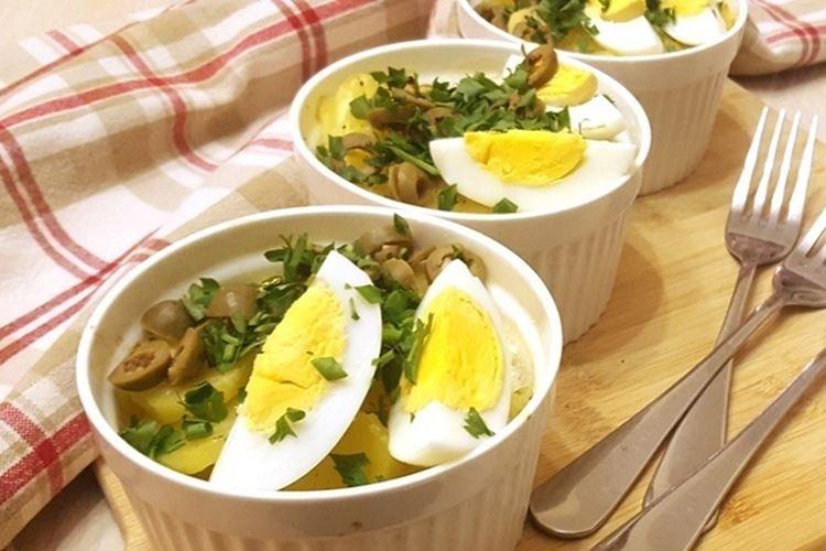 Filete de bacalao al horno con patatas