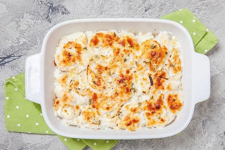 Gratinado de bacalao