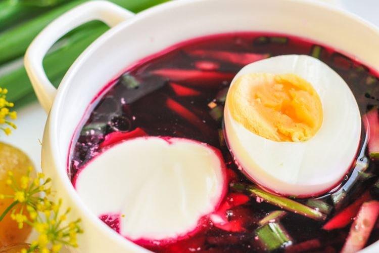 Cold Beetroot Soup (Kholodnik)