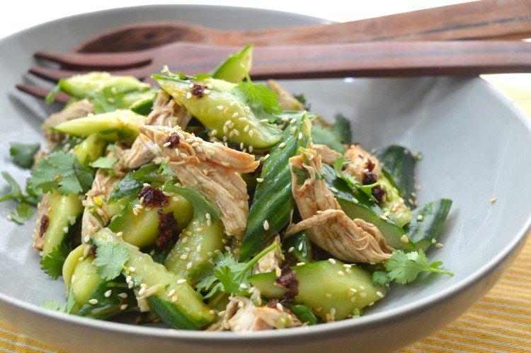 Chicken and Cucumber Salad