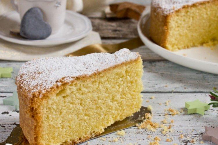 Homemade Sour Cream Sponge Cake