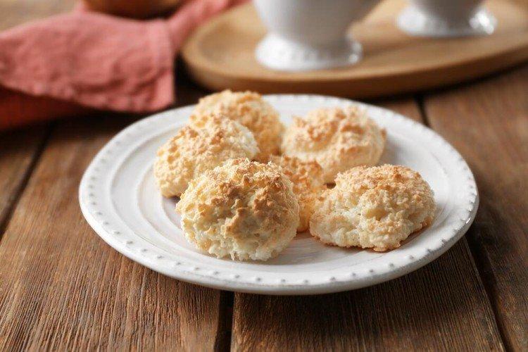 Galletas caseras con coco rallado
