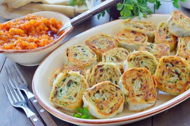 Potato Lavash Rolls