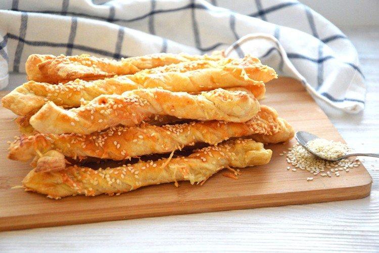 Puff Pastry Cheese Sticks