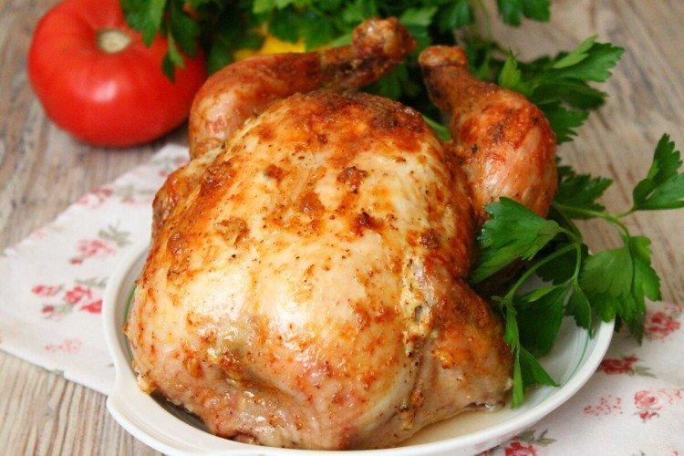 Oven-Baked Chicken with Nut Stuffing