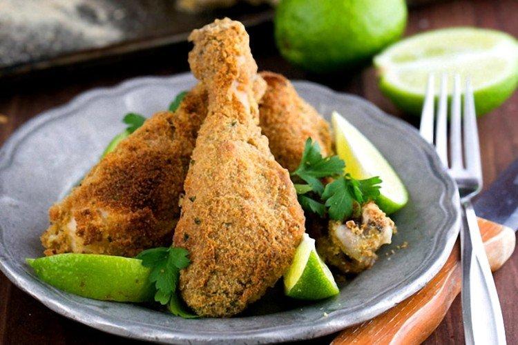 Breaded Chicken Baked in the Oven