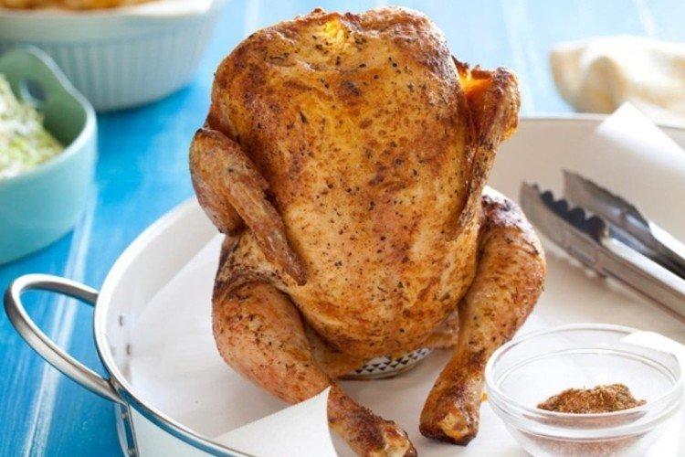 Oven-Baked Chicken on a Can