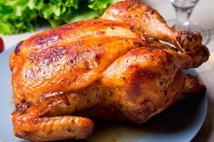 Oven-Baked Chicken in Honey-Mustard Sauce