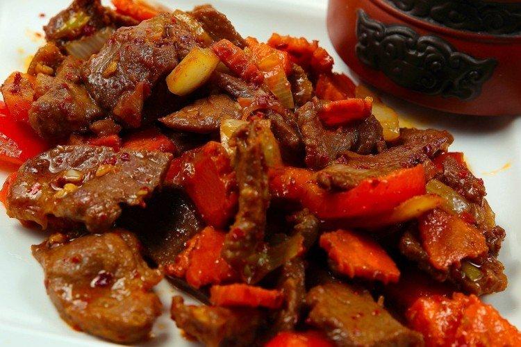 Pork Liver with Eggplant