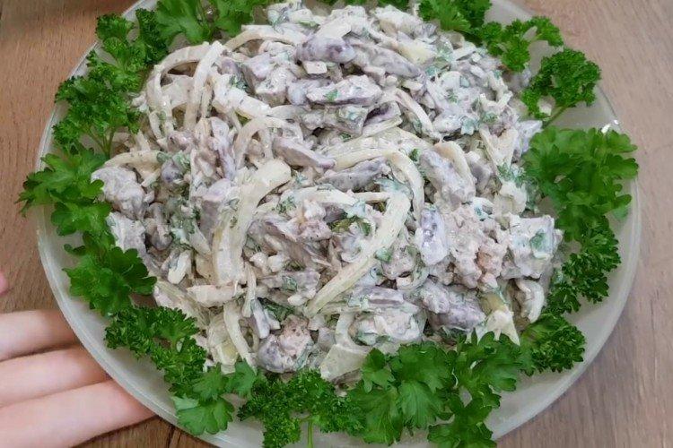 Pork Liver and Cucumber Salad