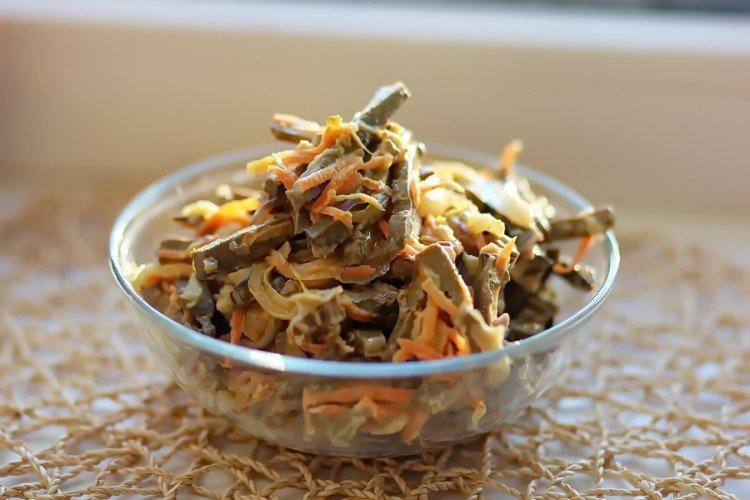 Pork Liver and Carrot Salad