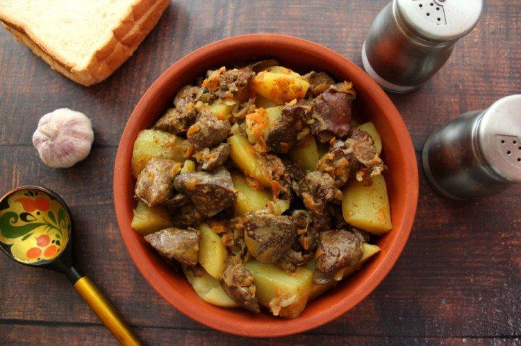 Pork Liver Stew with Potatoes