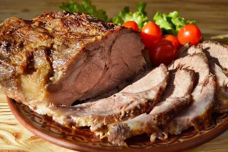 Pork Buhenina with Mint in Kvass