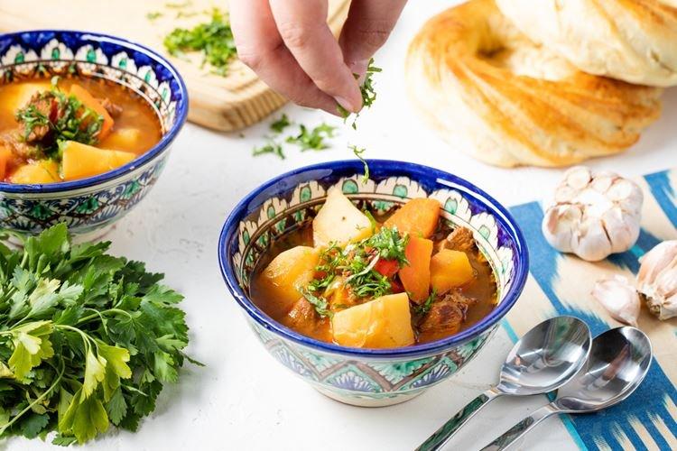 Pork Shurpa with Pumpkin and Ginger