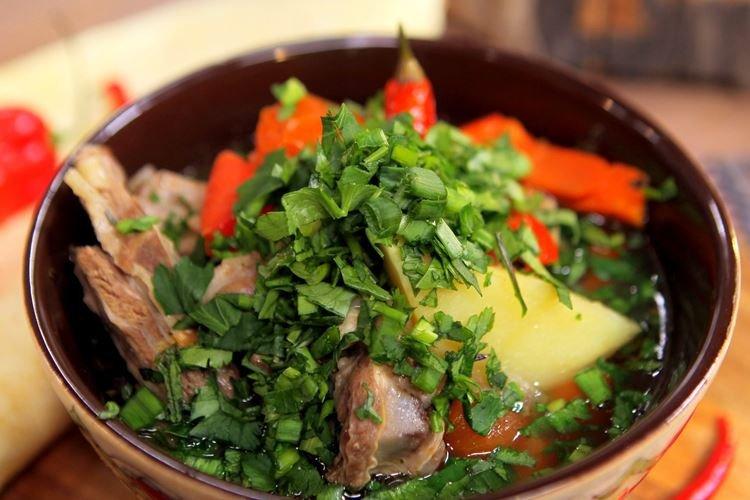 Pork Shurpa with Tomato Paste
