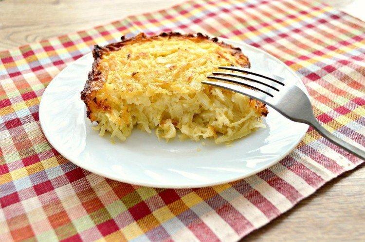 Gratinado de col y patatas