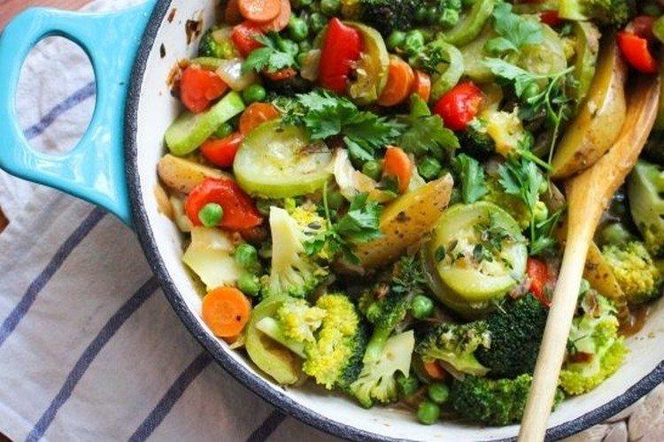 Stewed Vegetables with Broccoli