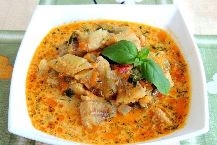 Stewed Vegetables with Fish