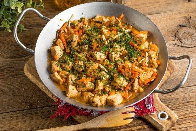 Stewed Vegetables with Chicken