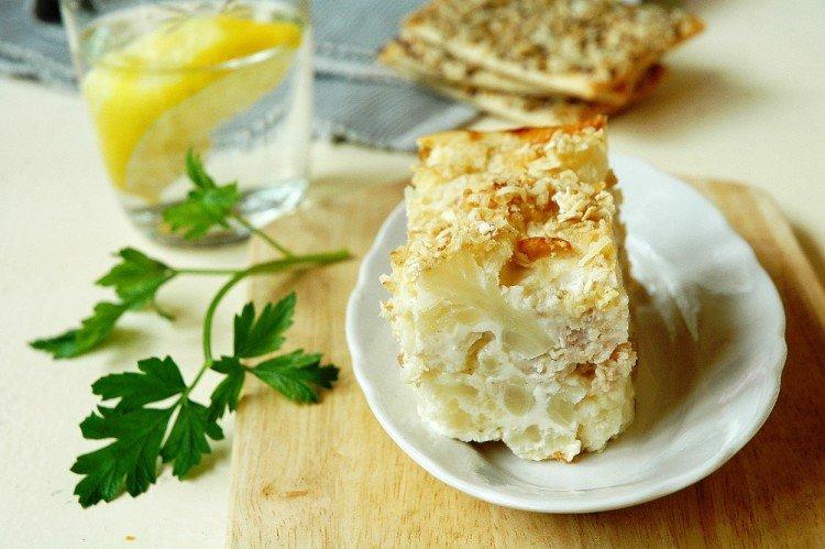 Cauliflower and Cottage Cheese Casserole