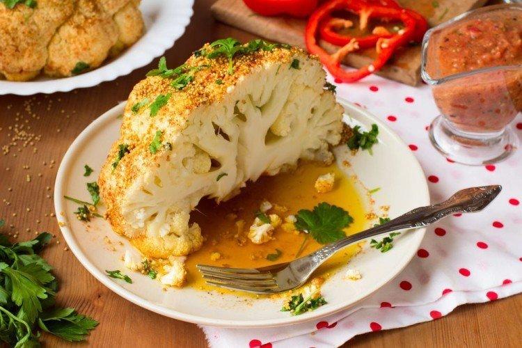 Whole Roasted Cauliflower